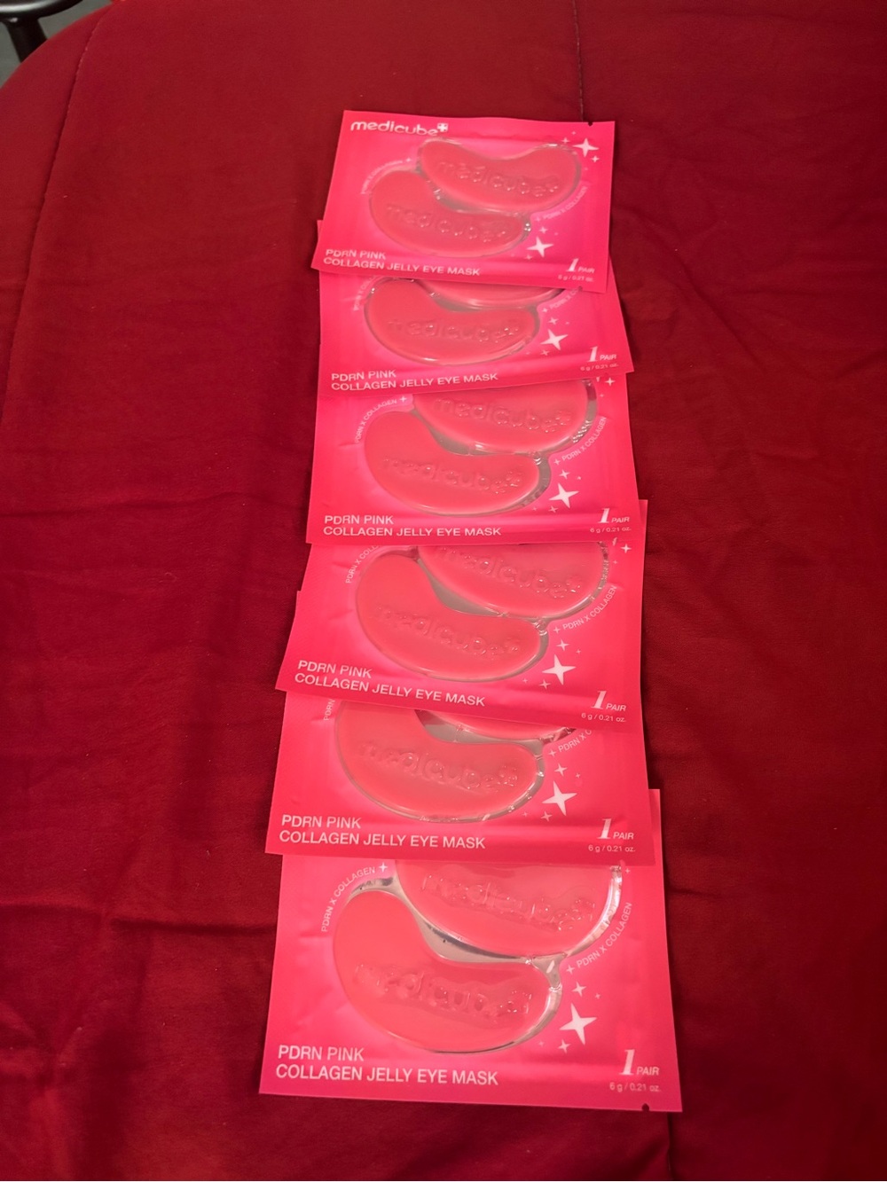 medicube PDRN Pink Collagen Jelly Eye Mask - Pink, 6-pk